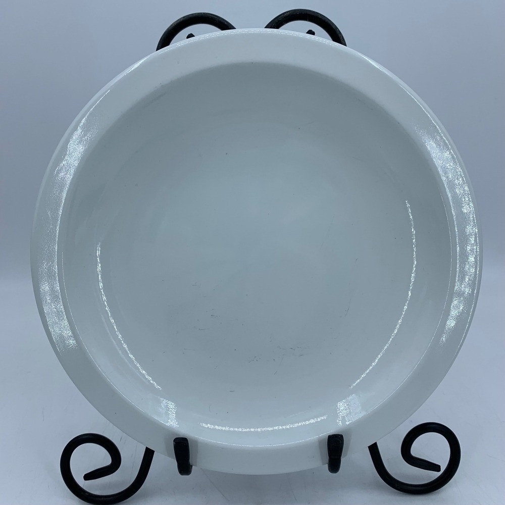 Pottery Barn Suppertime White Ceramic Salad Dessert Plate 7.75" Farmhouse Beach